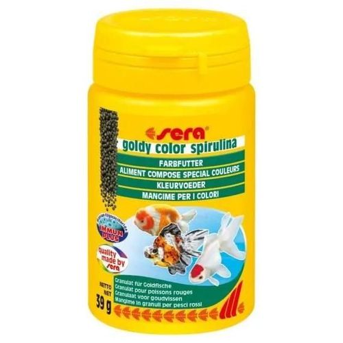 Complément Nutritionnel - Sera Goldy Color Spirulina - Petit - Poisson D'eau Froide - Junior