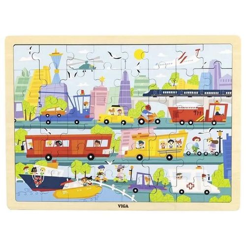 Viga - Puzzle de 48 pièces Transport urbain