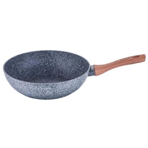 Wok 28cm Forest - Revêtement Granit Et Marbre Antiadhésif Nouvelle Génération