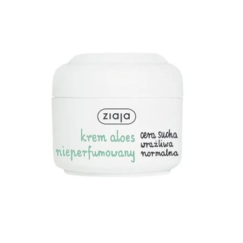 Crème Hydratante Bio - Ziaja - Aloe Vera - 50 Ml - Peaux Sèches - Sans Parfum 