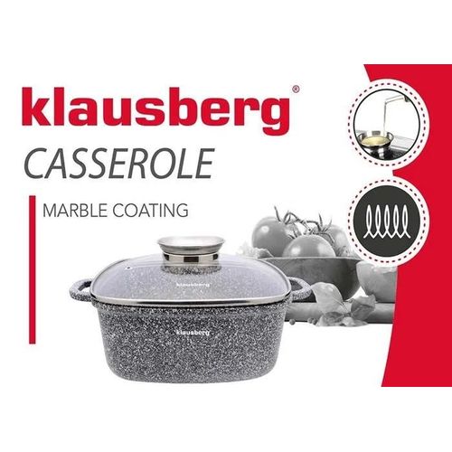 Faitout - Marmite Klausberg - Kb-7530 Kinghoff - Pot En Marbre 24cm Kb-7530 4,4l!