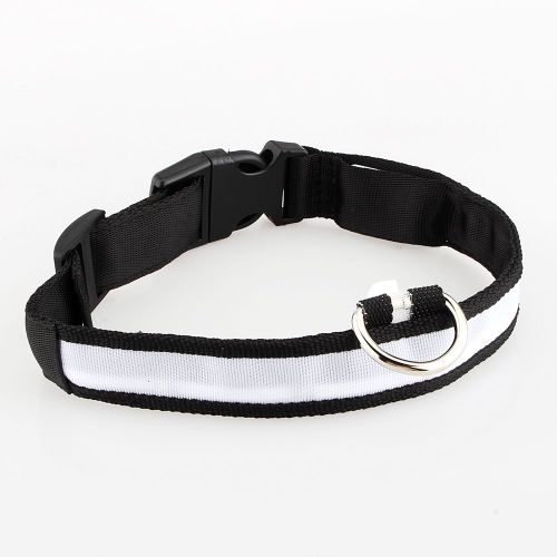 Hjlian Collier De Cou Reglable Et Etanche Pour Chien Avec Lumiere Led Clignotante Et Lumineuse