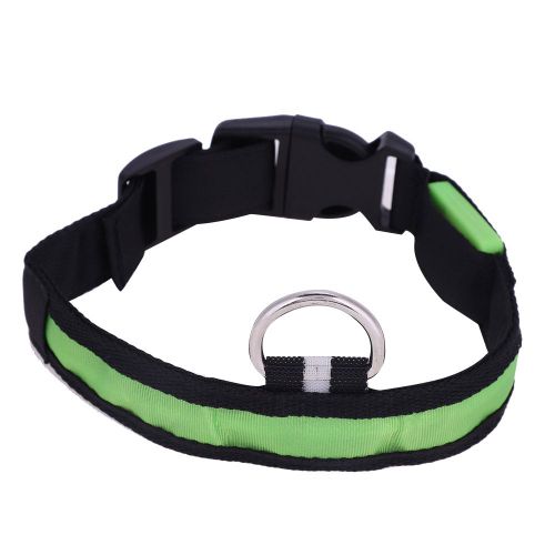 Hjlian Collier De Cou Reglable Et Etanche Pour Chien Avec Lumiere Led Clignotante Et Lumineuse