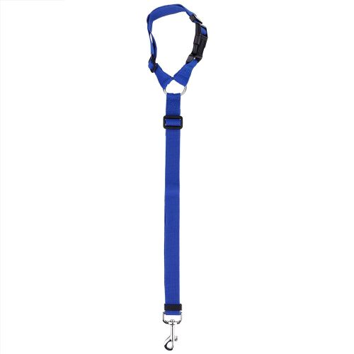 Hjlian Harnais De Securite Pour Chien, Chat, Chiot, Ceinture De Securite Avec Anneau De Prise, Corde Fixe, Bleu