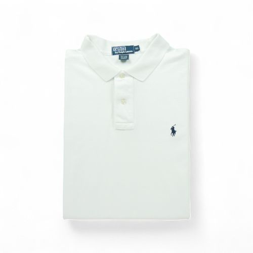Reconditionné - Polo Manches Courtes Homme Blanc - Taille Xl - Homme - Blanc