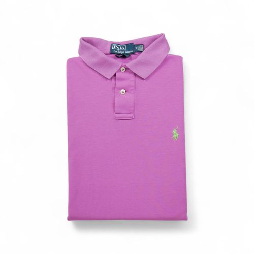 Reconditionné - Polo Manches Courtes Homme Rose - Taille M - Homme - Rose