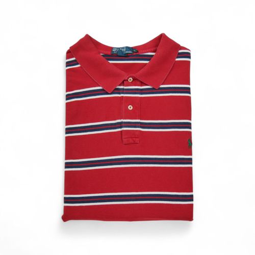 Reconditionné - Polo Manches Courtes Homme Rouge - Taille 3xl - Homme - Rouge