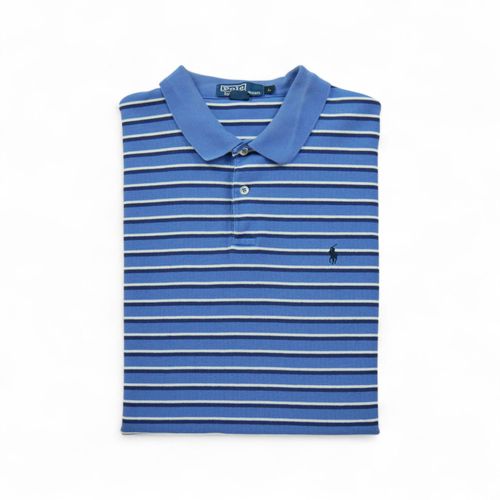 Reconditionné - Polo Manches Courtes Homme Bleu - Taille L - Homme - Bleu