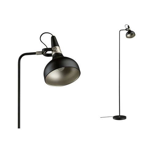 Juna Lampadaire Max.1x20w E14 Noir Doré 230v Métal