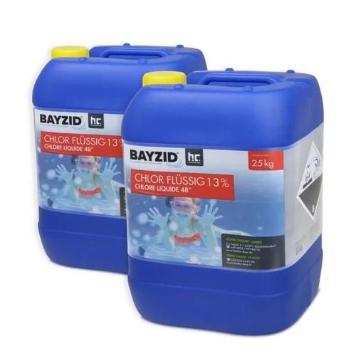 Chlore liquide 48° 2 x 25 kg (40 L)