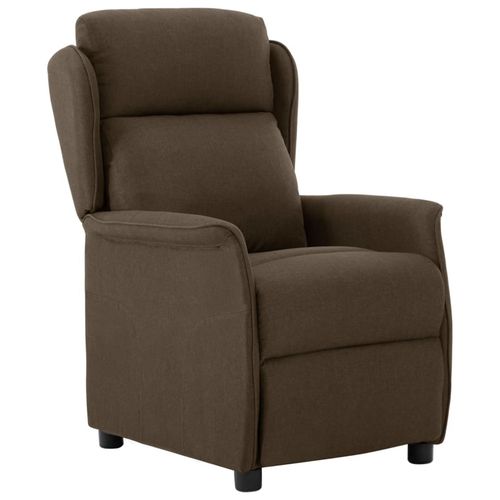 Fauteuil Inclinable Vidaxl Marron 67,5x93,5x101,5 Cm Tissu