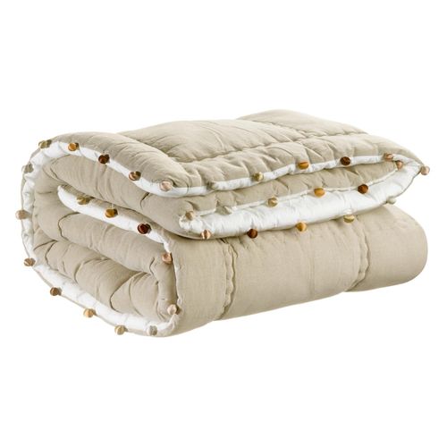 Édredon Uni Gastounet Sienne 160 X 160 Cm Vivaraise