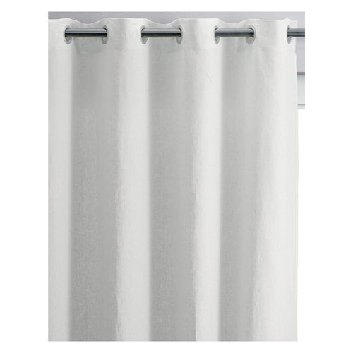 Rideau Stonewashed Zeff Blanc 140 X 280 Cm Vivaraise