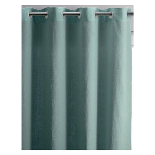 Rideau Stonewashed Zeff Vert De Gris 140 X 280 Cm Vivaraise