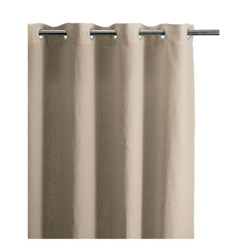 Rideau Stonewashed Zeff Naturel 140 X 280 Cm Vivaraise