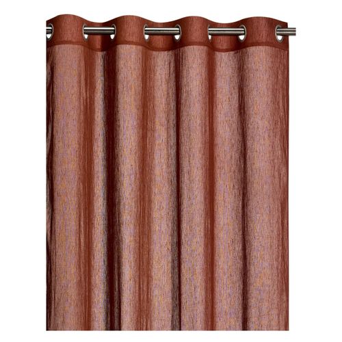 Rideau Voile Zeff Caramel 140 X 280 Cm Vivaraise