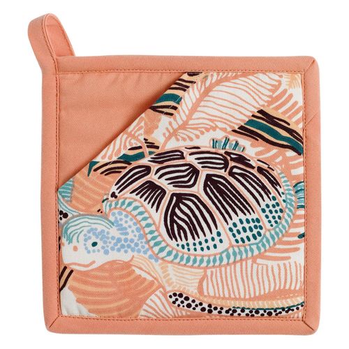 Manique 2 En 1 Dori Recyclée Peche 20 X 20 Cm Winkler