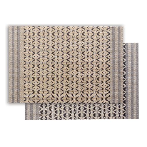 Set De Table Kadra Naturel/Noir 33 X 45 Cm Winkler