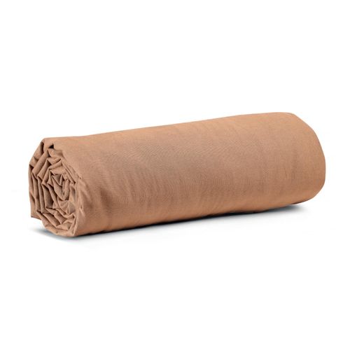 Drap Housse Calita Cannelle 140 X 190 X 30 Cm Vivaraise