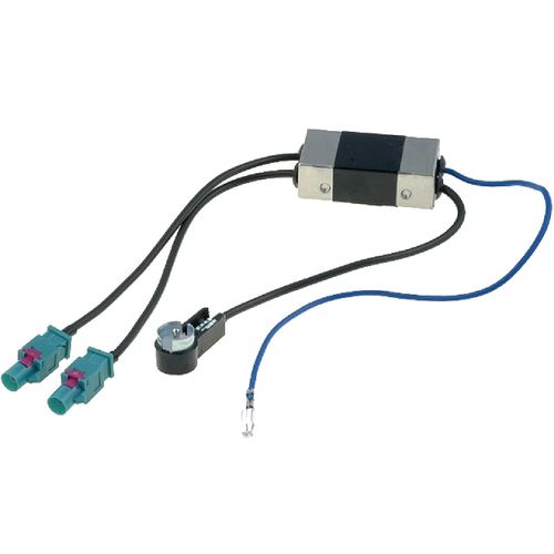 Adaptateur Antenne 2xfakra M Iso M Amplifie Compatible Avec Audi Seat Skoda Vw