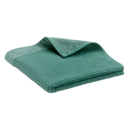 Serviette De Toilette Recyclée Abby Emeraude 50 X 100 Cm Vivaraise