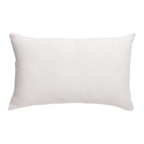 Coussin Uni Zeff Blanc 30 X 50 Cm Vivaraise