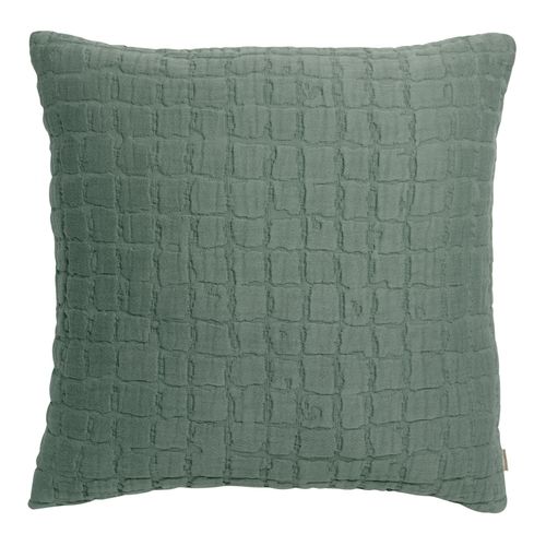 Coussin Stonewashed Swami Thym 45 X 45 Cm Vivaraise