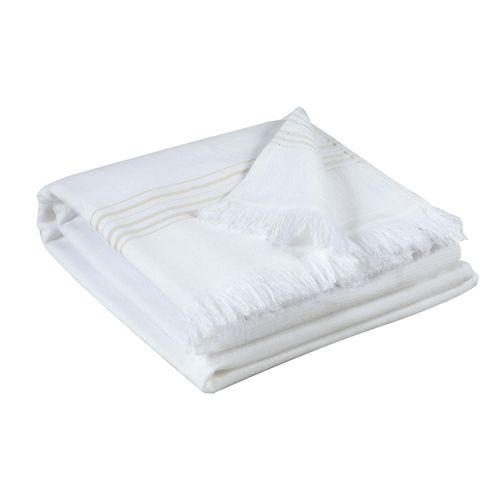Drap Hammam Cancun Neige 90 X 180 Cm Vivaraise
