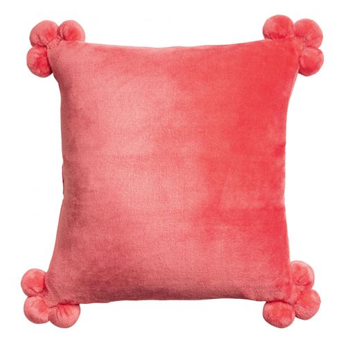 Coussin Tender Pompons Malabar 45 X 45 Cm Vivaraise
