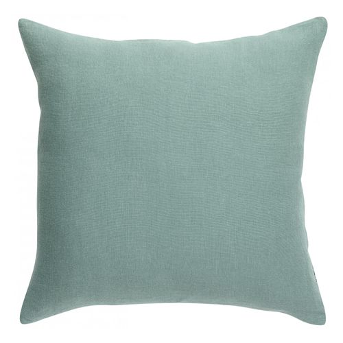Coussin Uni Zeff Vert De Gris 45 X 45 Cm Vivaraise