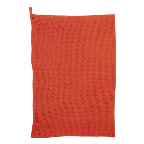 Torchon Nid D'abeilles Uni Mumba Marmelade 50 X 70 Cm Winkler