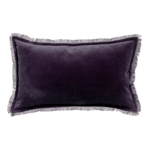 Coussin Uni Fara Raisin 30 X 50 Cm Vivaraise