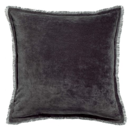 Coussin Uni Fara Ombre 45 X 45 Cm Vivaraise