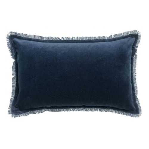 Coussin Uni Fara Marine 30 X 50 Cm Vivaraise