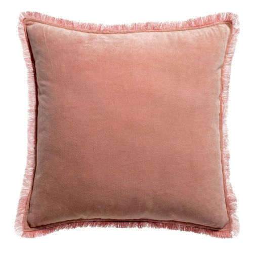 Coussin Uni Fara Pink 45 X 45 Cm Vivaraise