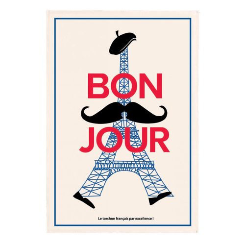 Torchon Bonjour Ecru 48 X 72 Cm Winkler