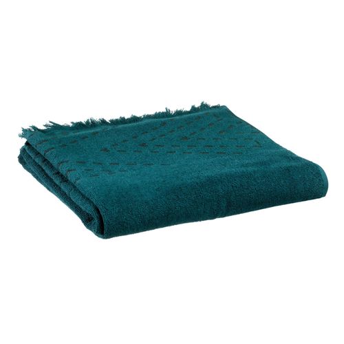 Drap De Douche Julia Petrole 70 X 140 Cm Vivaraise
