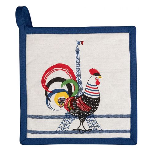 Manique Recyclé French Cocorico Ecru/Bleu 20 X 20 Cm Winkler