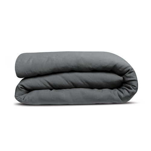 Housse De Couette Kala Carbone 260 X 240 Cm Vivaraise