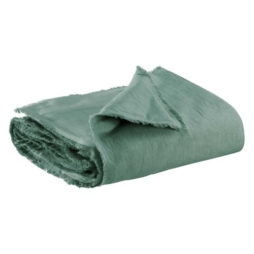 Edredon Uni Laly Prusse 85 X 200 Cm Vivaraise