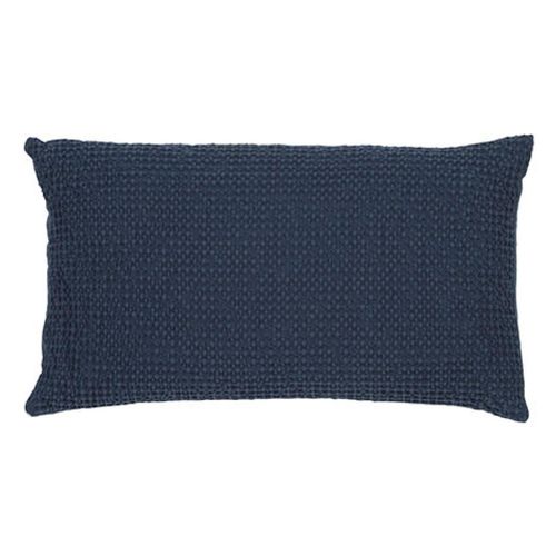 Coussin Recyclé Maia Navy 30 X 50 Cm Vivaraise