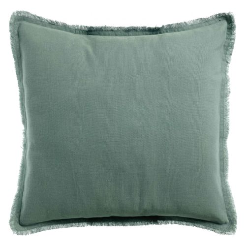 Coussin Uni Laly Prusse 45 X 45 Cm Vivaraise