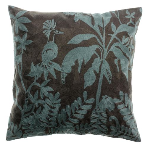 Coussin Brodé Raki Carbone 45 X 45 Cm Vivaraise