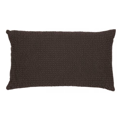 Coussin Recyclé Maia Carbone 30 X 50 Cm Vivaraise