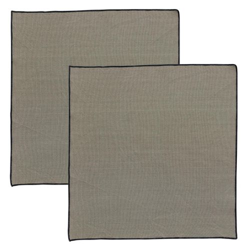Serviette De Table Recyclée Grace Ombre 40 X 40 Cm Winkler