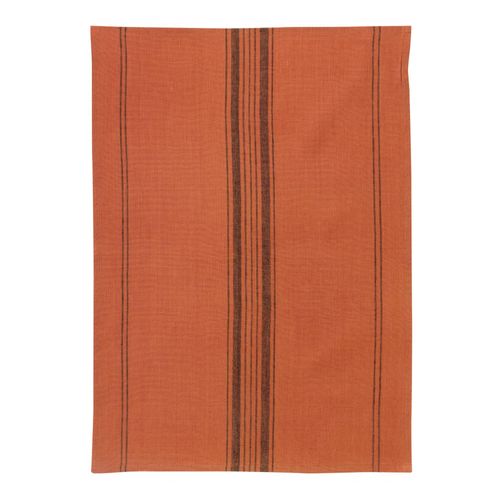 Torchon Metis Kilia Rayures Brique 50 X 70 Cm Winkler