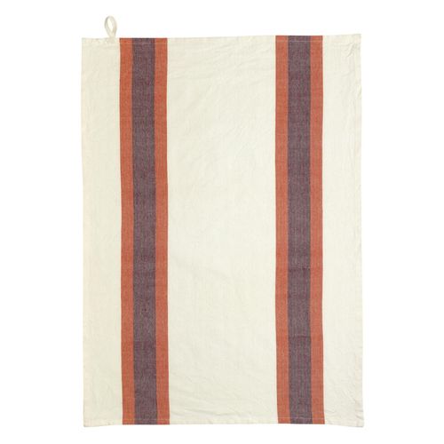 Torchon Recyclé Lavé Yuna Marmelade/Naturel 50 X 70 Cm Winkler
