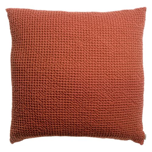 Coussin Recyclé Maia Sienne 45 X 45 Cm Vivaraise