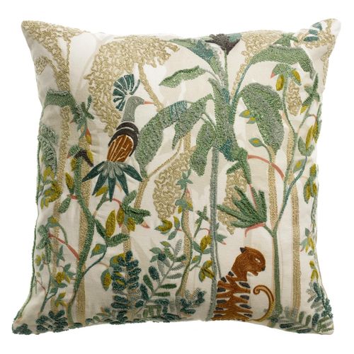 Coussin Brodé Raja Multico 45 X 45 Cm Vivaraise