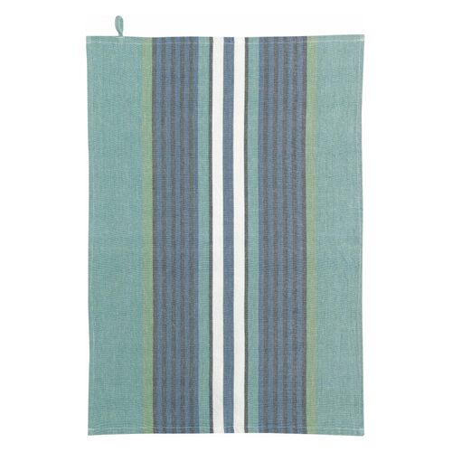 Torchon Recyclé Yuna Paon/Naturel 50 X 70 Cm Winkler